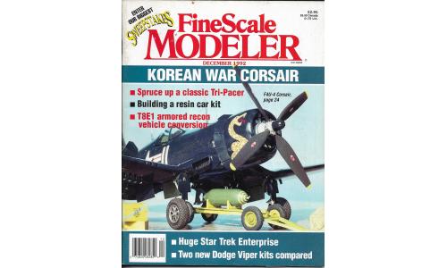 Revista Fine Scale Modeler 1992-12 Korean War Corsair
